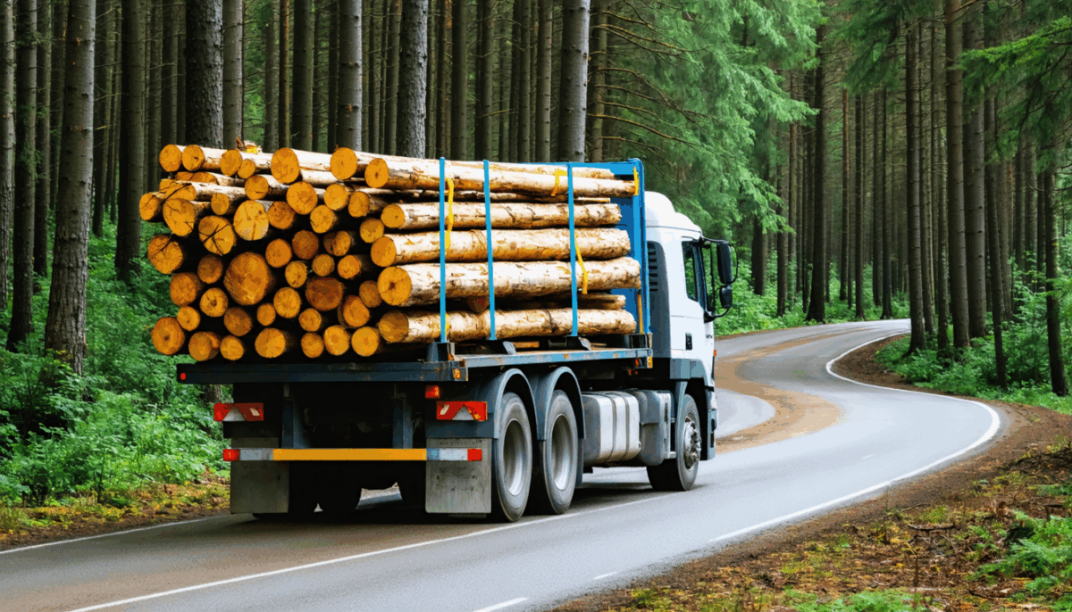 découvrez le tarif moyen pour le transport d'un camion chargé de grumes de bois et les facteurs qui influencent le prix.