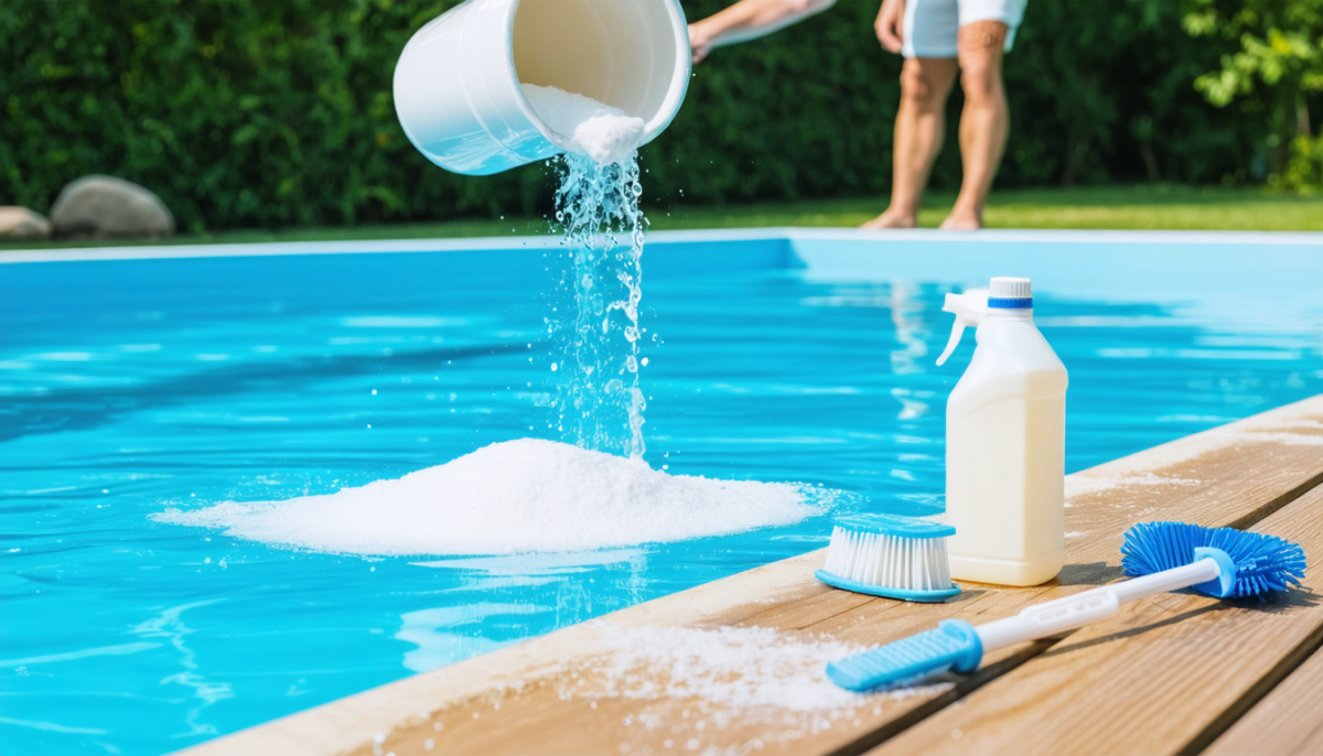 découvrez comment optimiser l'entretien de votre piscine grâce au bicarbonate de soude avec notre guide pratique pour une eau claire et équilibrée.