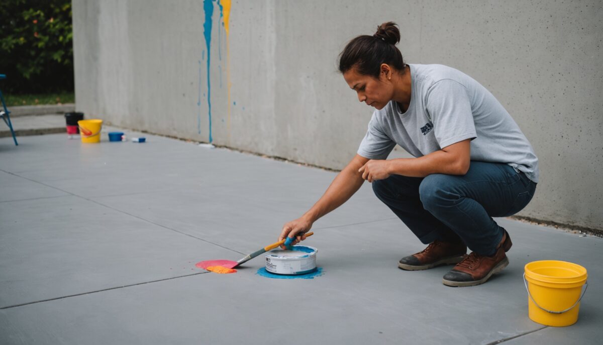 Guide pratique : Comment réussir la peinture sur surface en béton ?