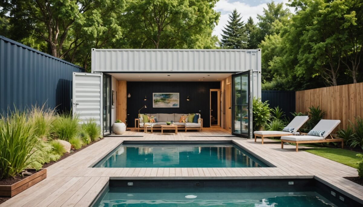 Piscine en container : une solution innovante et pratique pour sublimer votre jardin ?