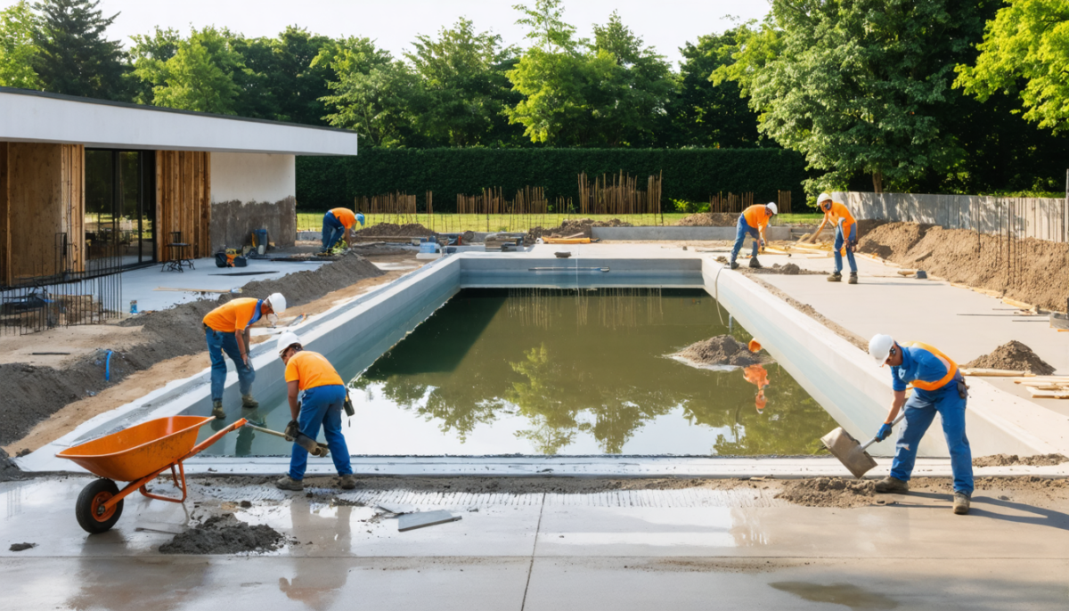 découvrez combien coûte une piscine en béton, avec une estimation détaillée des prix, des facteurs influençant le coût, et des conseils pour bien planifier votre projet de piscine.