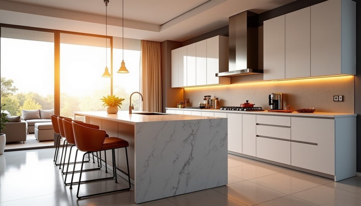 Une cuisine d'exception qui s'intègre harmonieusement à votre intérieur