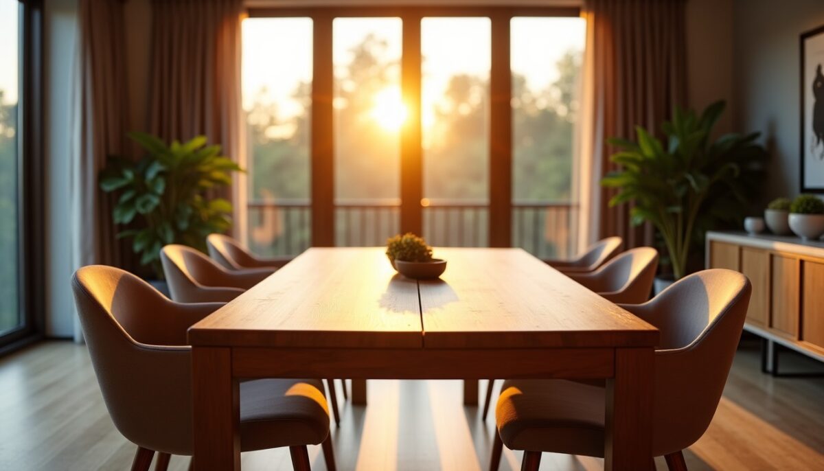 Comment déterminer la hauteur idéale pour votre table à manger ?