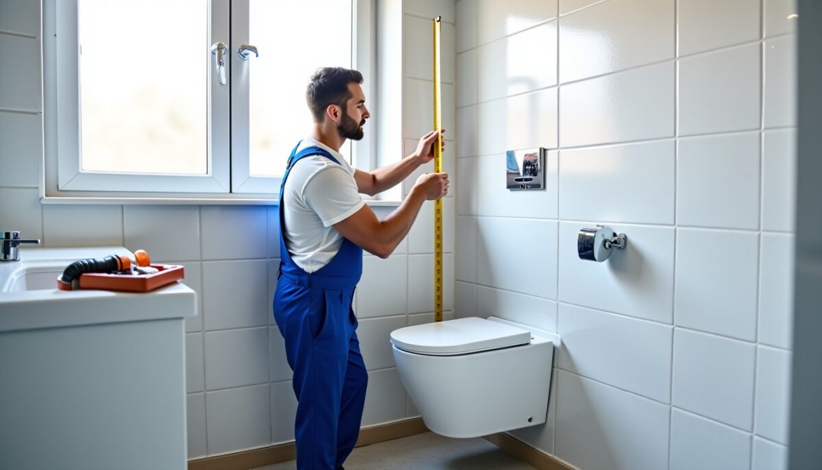 Comment déterminer la hauteur idéale pour installer un WC suspendu ?
