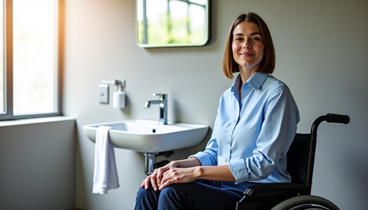 Quelle est la hauteur idéale pour un lavabo accessible aux personnes à mobilité réduite (PMR) ?